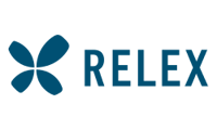 The logo of the workload planning software RELEX.