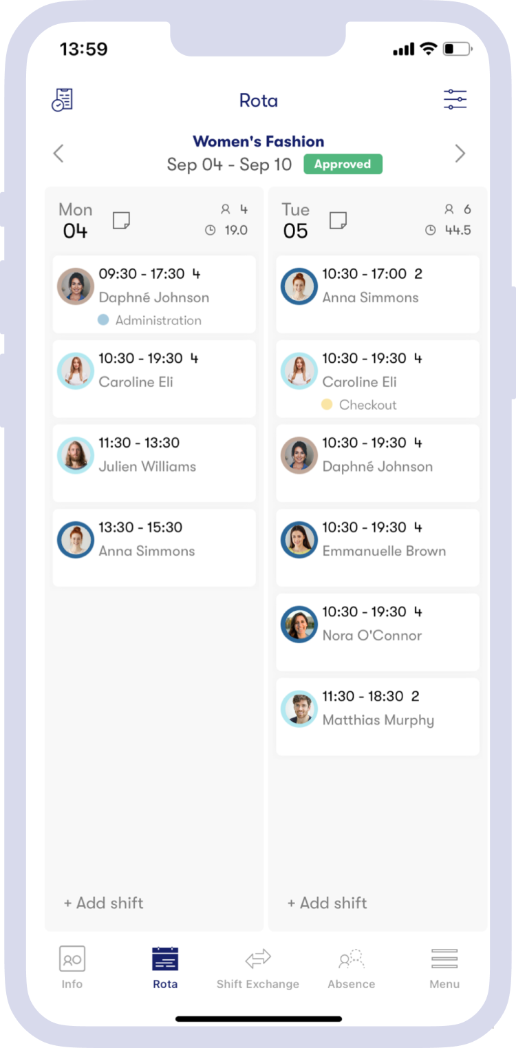 Workforce management in ÉÉN oplossing – tamigo